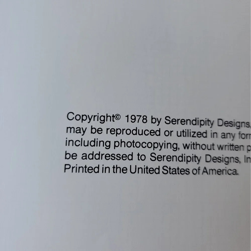 Cross Stitch Pattern Lot 11 Serendipity Designs Carolyn Meacham 4 WAY BARGELLO